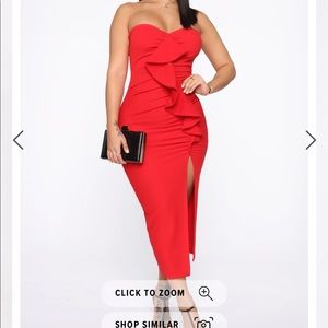 Fashion nova dress, practically brand new!